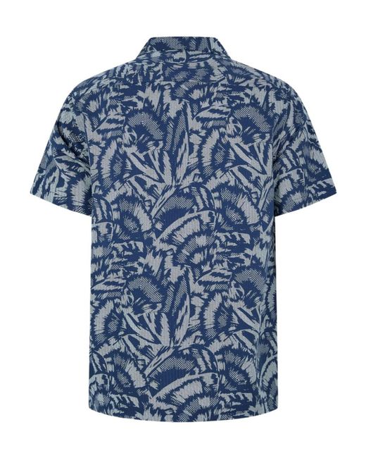 Barbour Blue B.Int Kew Aop Shirt for men