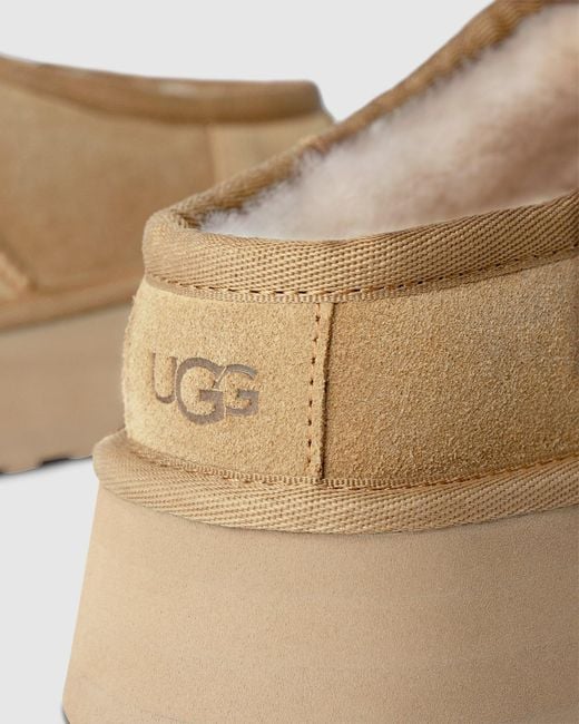 Ugg Natural Bea Cut-Out Detailed Slip-On Slippers