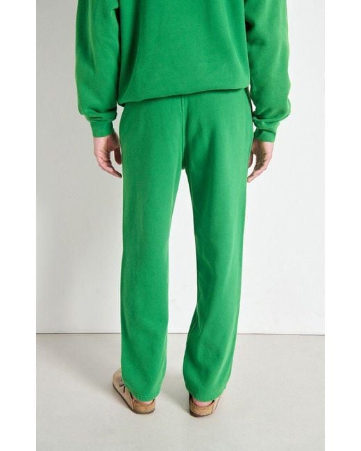 American Vintage Green Relaxed Sweatpants for men