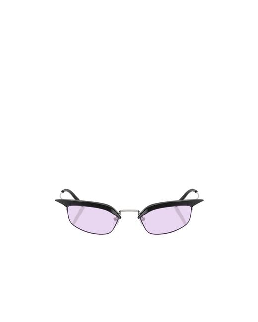 Prada Metallic Eyewear Cat-Eye Sunglasses