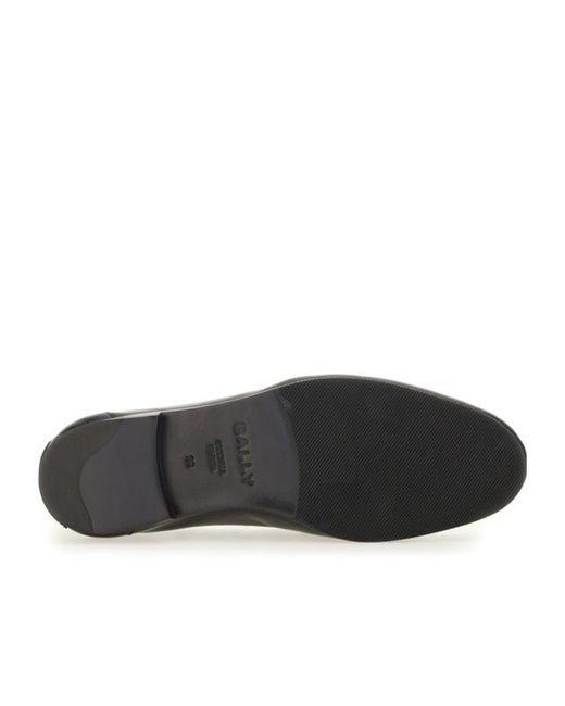 Bally Black Pathy Laced Loafers