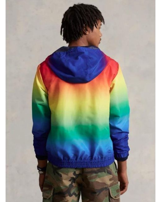 Polo Ralph Lauren Blue Long-Sleeved Casual Jacket for men