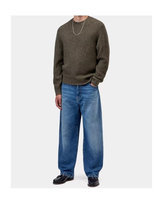 Carhartt Brown Curtis Crew Neck Knitted Sweater for men