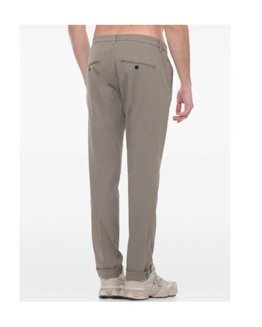 Dondup Gray Slim-Fit Pants for men