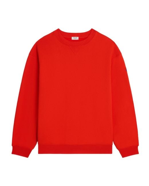 Céline Red Sweatshirt for men