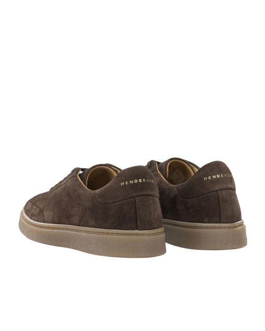 Henderson Brown Round-Toe Sneakers