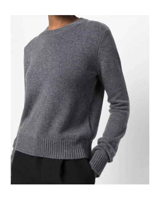 Lisa Yang Gray Long-Sleeved Sweater