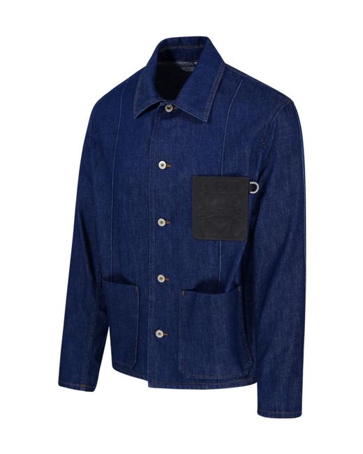 Loewe Blue Workwear Jacket for men