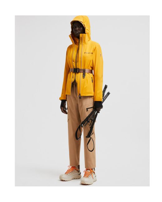 Moncler Yellow Fex Hooded Jacket