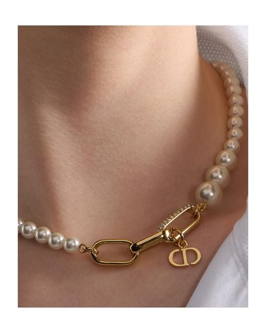 Dior White D-Fusion Necklace