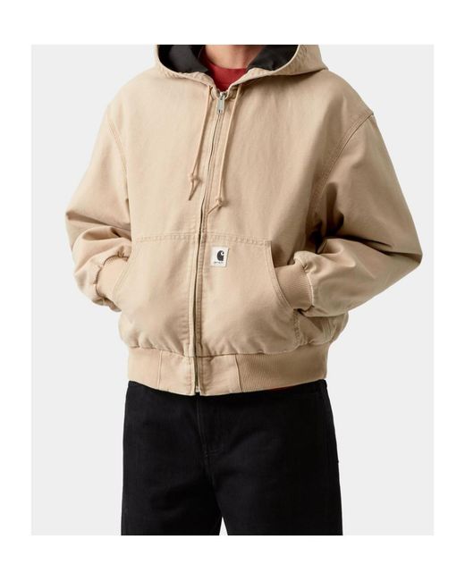 Carhartt Natural Og Active Zip Hooded Jacket