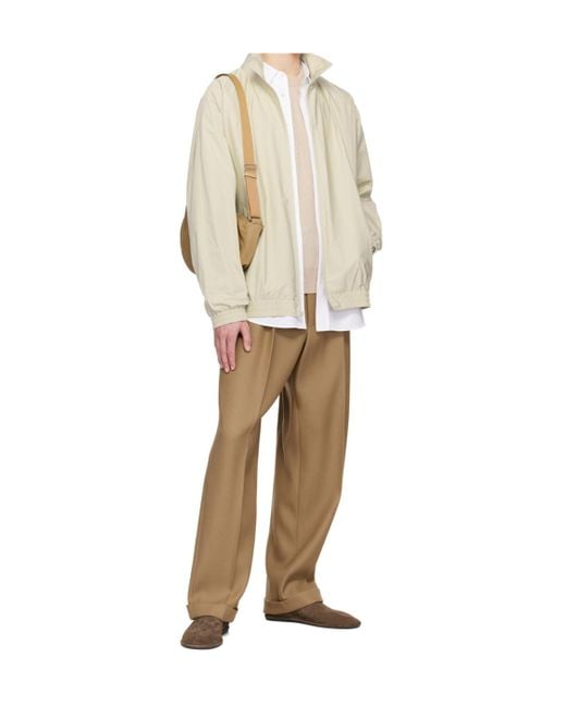 The Row Natural Slouchy Banana Crossbody Bag for men