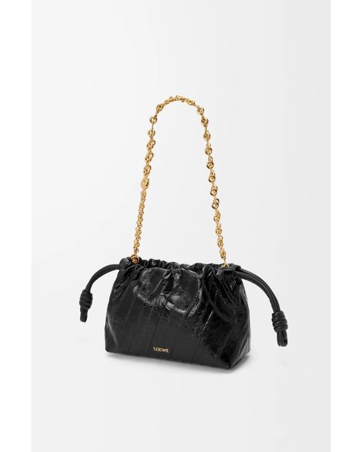 Loewe Black Mini Flamenco Purse
