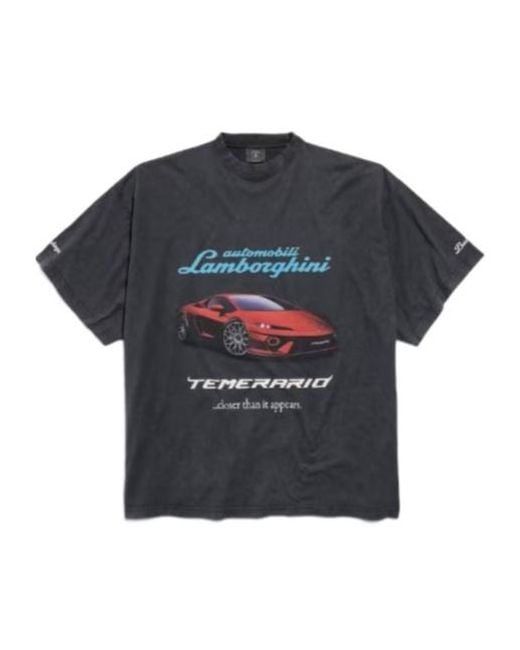 Balenciaga X Automobili Lamborghini Oversized T-Shirt for