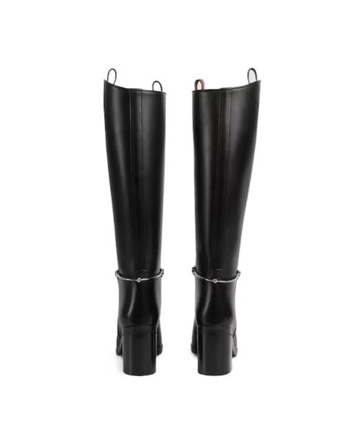 Gucci Black Boot With Slim Horsebit