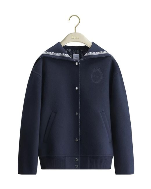 Dior Blue Médaillon Zipped Jacket
