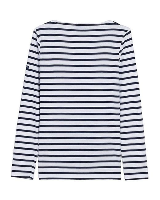 Saint James Blue Long-Sleeve T-Shirt