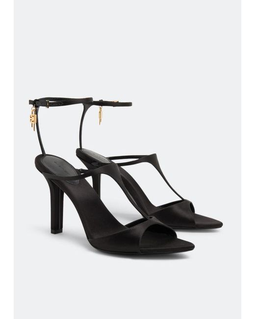 Givenchy Black G Lock Heeled Sandals