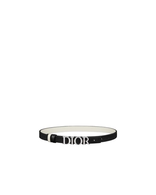 Dior White Reversible D-Dream Belt