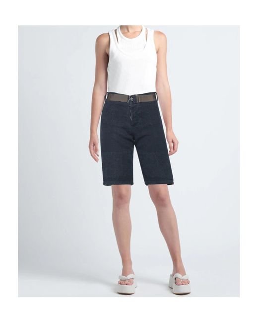 Maison Margiela Blue Belt Shorts