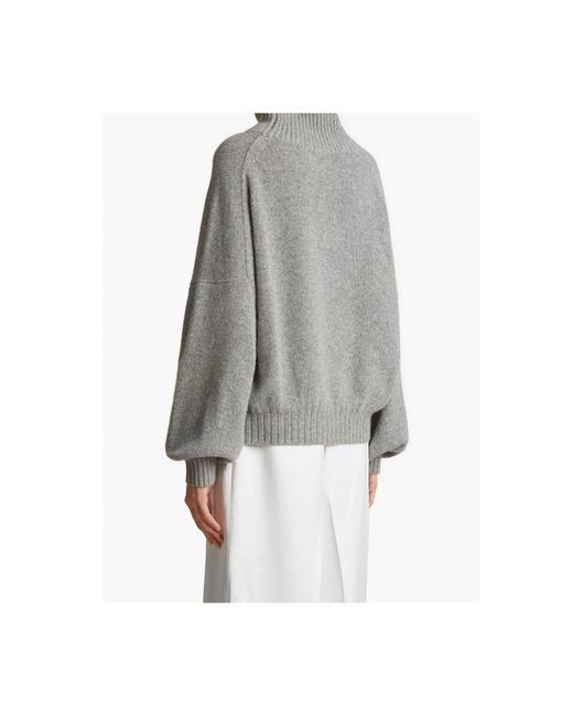 Khaite Gray Morris Roll Neck Jumper