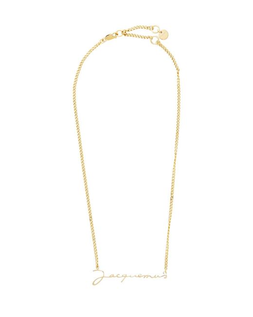 Jacquemus Metallic Le Chaine Necklace