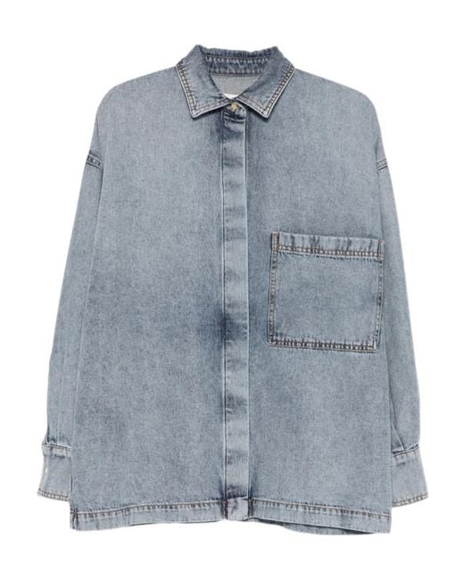 DARKPARK Blue Jenny Denim Boxy Shirt