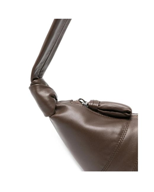 Lemaire Multicolor Small Croissant Panelled Shoulder Bag