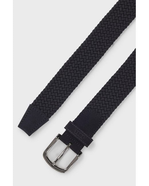 Boss Multicolor Boss Woven Buckled Belt for men