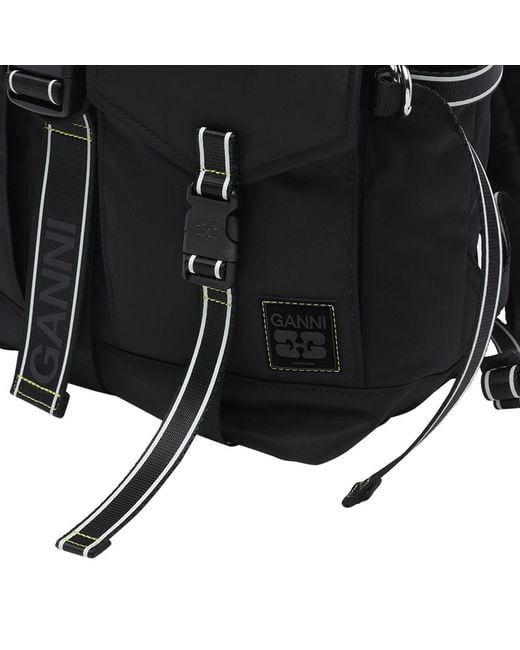 Ganni Black Backpack