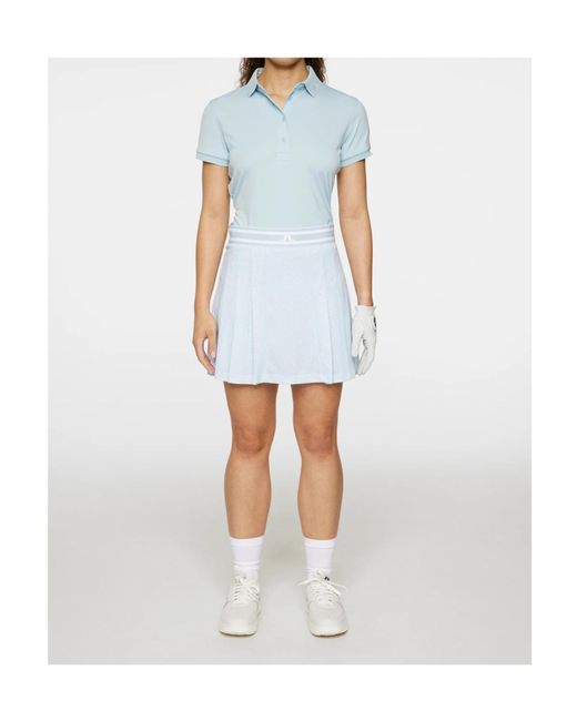 J.Lindeberg Blue Harlow Print Skirt
