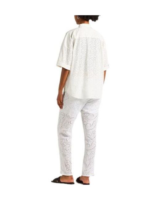 Brunello Cucinelli White Solid Color Shirt