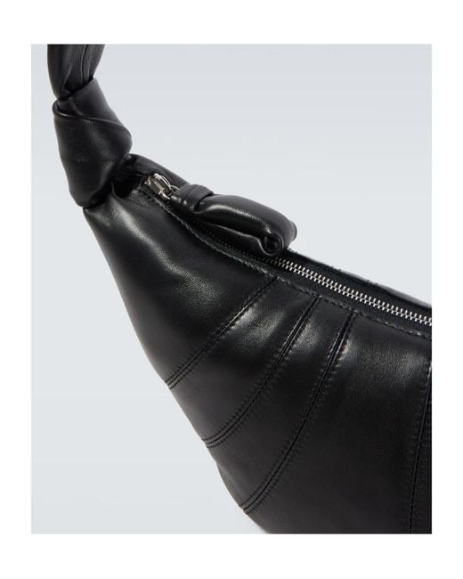 Lemaire Black Croissant Small Shoulder Bag for men