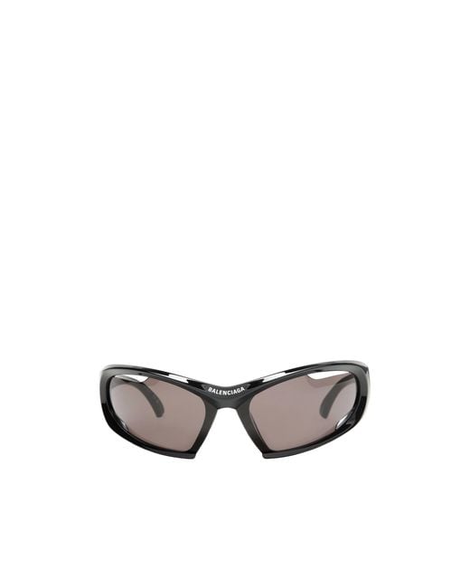 Balenciaga White Solid Color Sunglasses for men