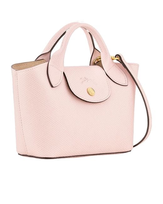 Longchamp Pink Top Handle Shoulder Bag