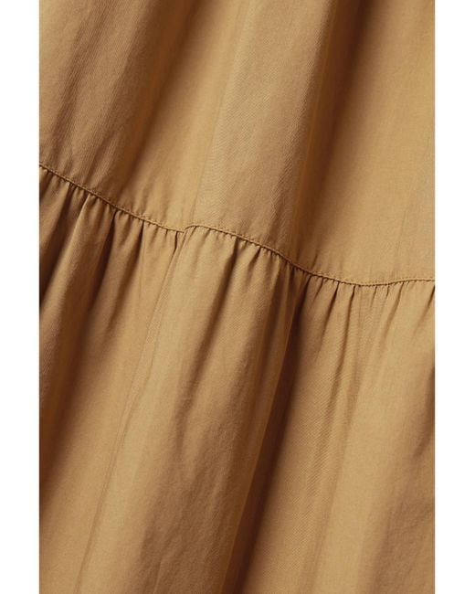 Doen Natural Patchwork Design Midi Skirt