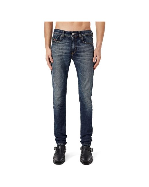DIESEL Blue 1979 Sleenker Low-Rise Skinny Jeans for men