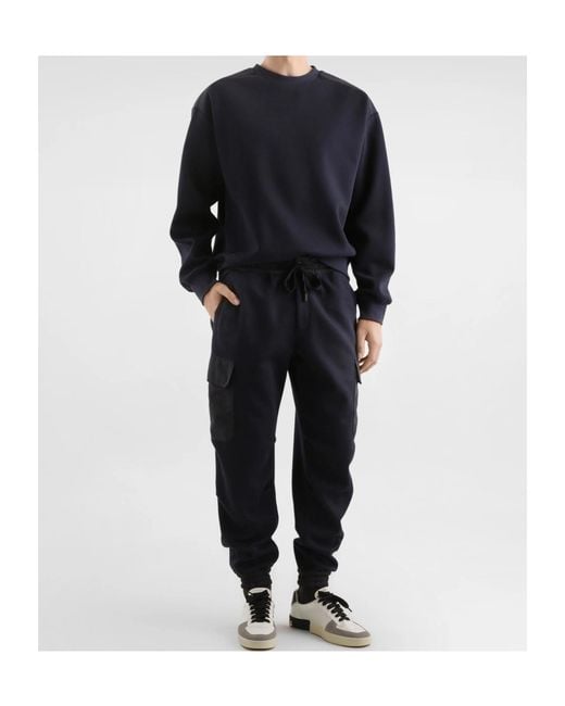 Dolce & Gabbana Blue Cotton-Blend Sweatpants for men