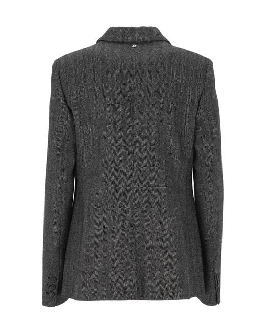 Lorena Antoniazzi Black Long-Sleeve Single-Breasted Jacket