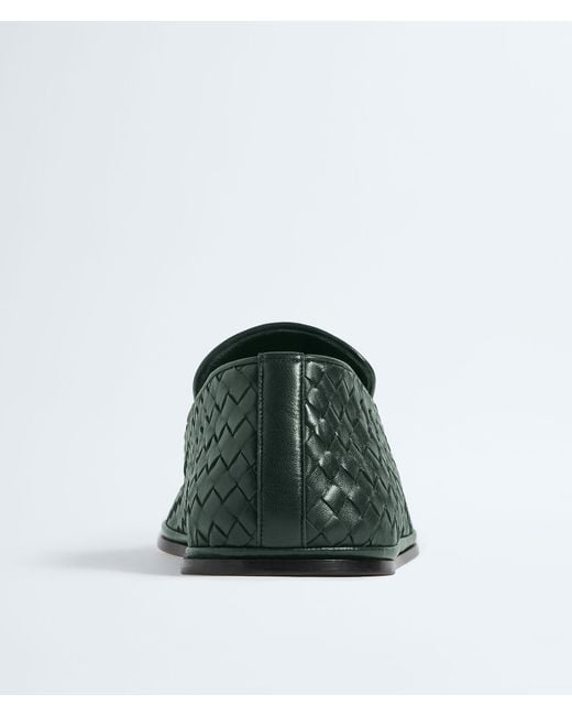 Bottega Veneta Green Palazzo Slipper for men