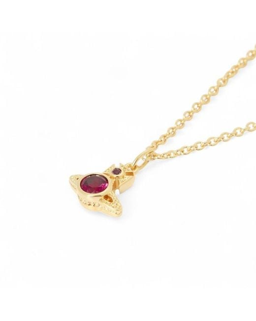 Vivienne Westwood White London Orb Pendant Necklace