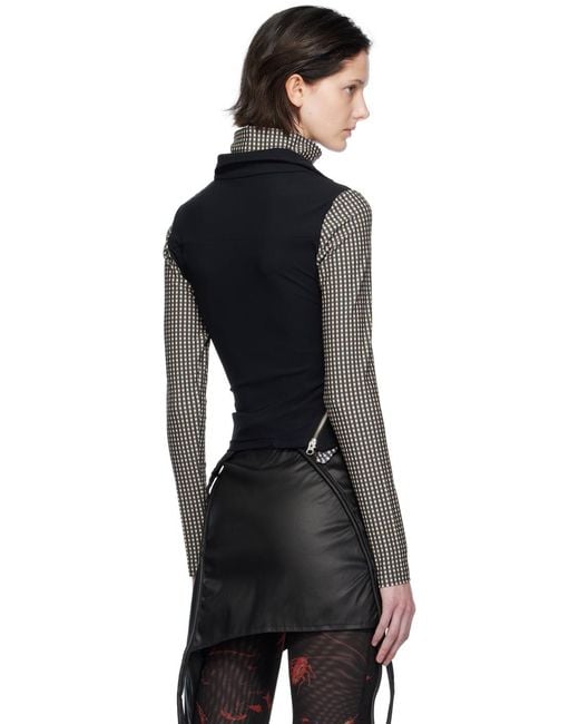 OTTOLINGER Black Long-Sleeved Turtleneck Sweater