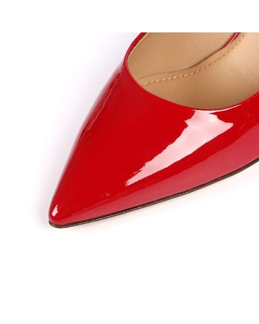 Ferragamo Red Pointed High Heels