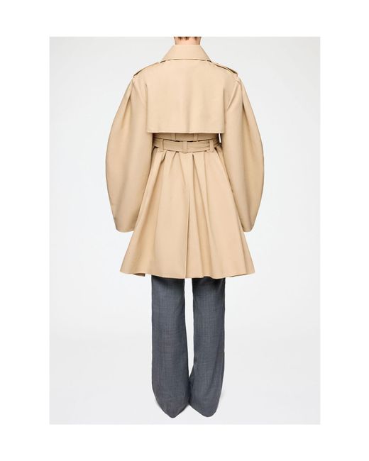 Ganni Natural Trench Coat