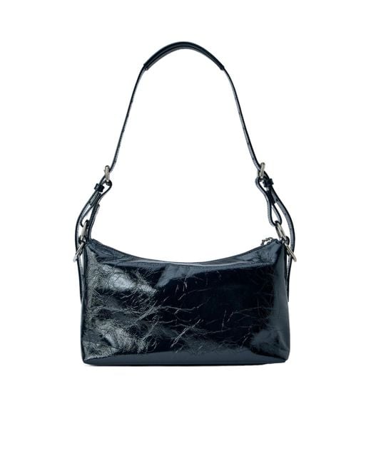 Vivienne Westwood Blue Emma Patent Shoulder Bag