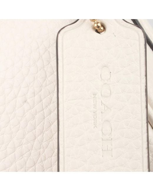 COACH Natural Amelia Saddle Shoulder Bag