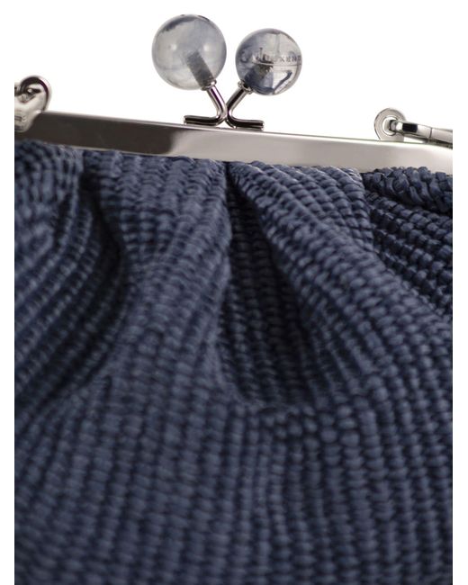 Weekend by Maxmara Blue Palmas Small Pasticcino Bag
