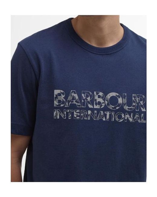Barbour Blue B.Int Bento Tee Sn53 for men