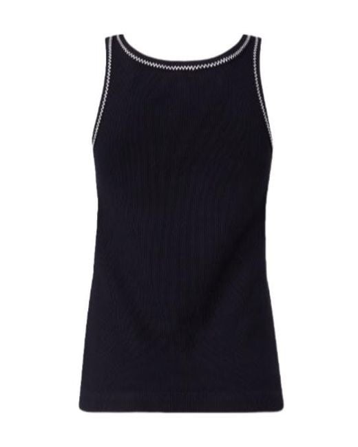 Pinko Black Logo-Detail Tank Top