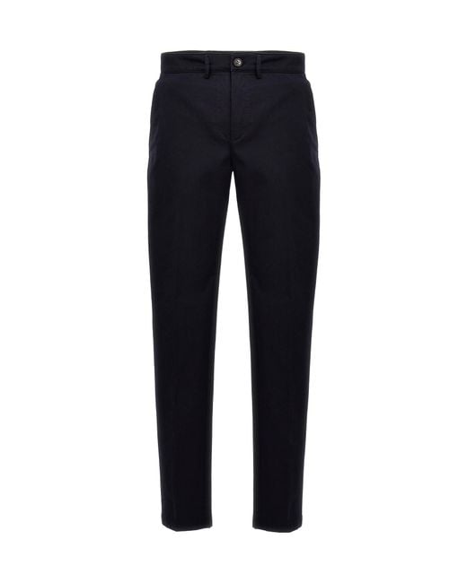 Department 5 Blue Classic Mike Trousers for men